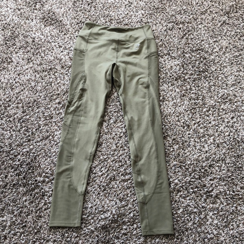 Gymshark sleek sculpture leggings 2.0- khaki wash